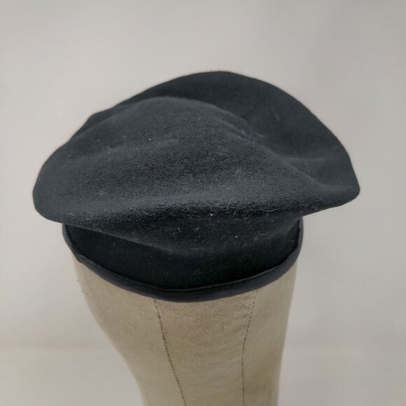 DSCP Men's Garrison Collection Military Army Beret Hat Black Patch - Picture 7 of 10